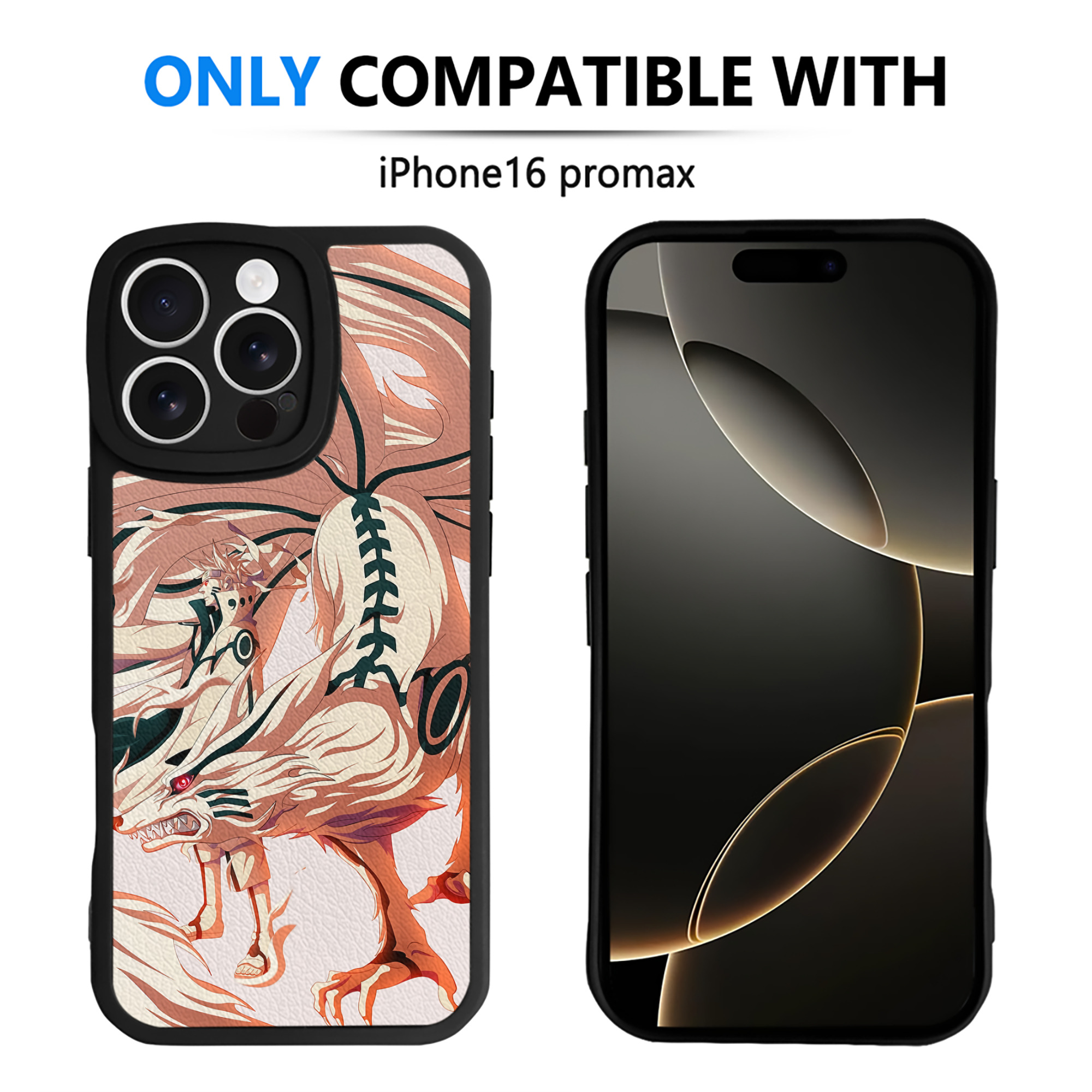 （画像用） NARUTO -ナルト- NARUTO -ナルト- 疾風伝 【iPhone 16シリーズ対応】シリコンスマホケース（レザー調） 材質：シリコン